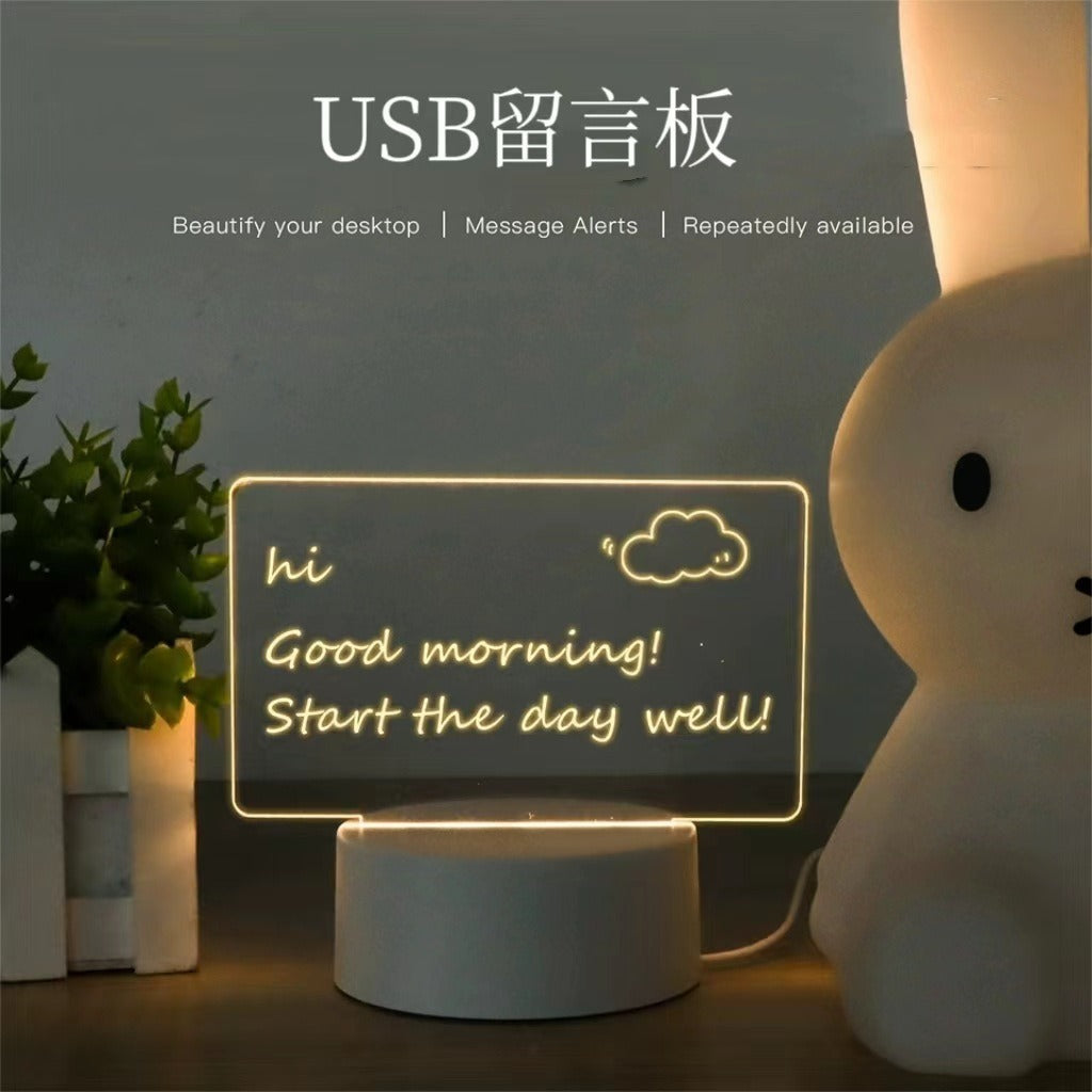 3d luminous message board nightlight