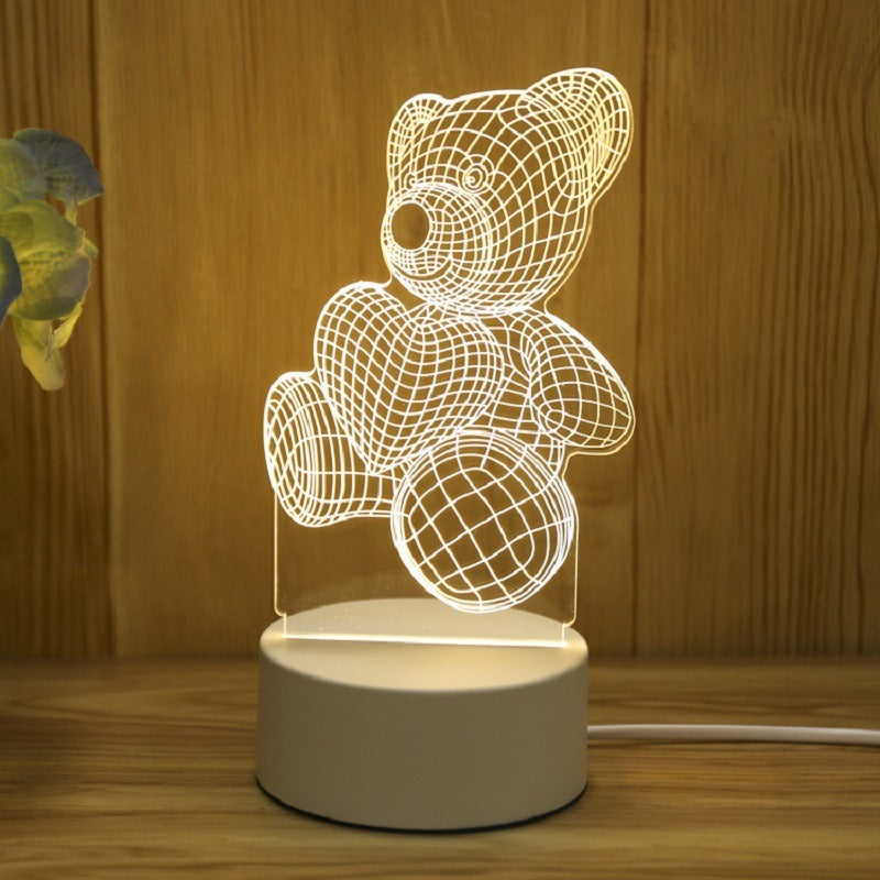 3d luminous message board nightlight