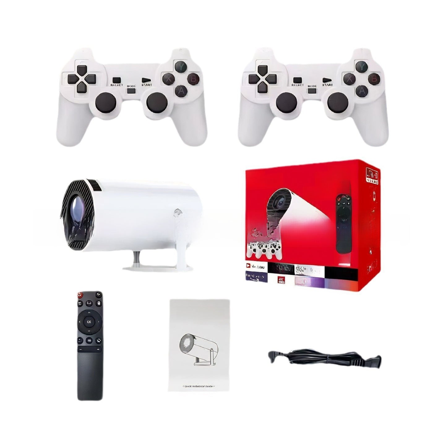 Intelligent Projector with Barrel-shaped Housing