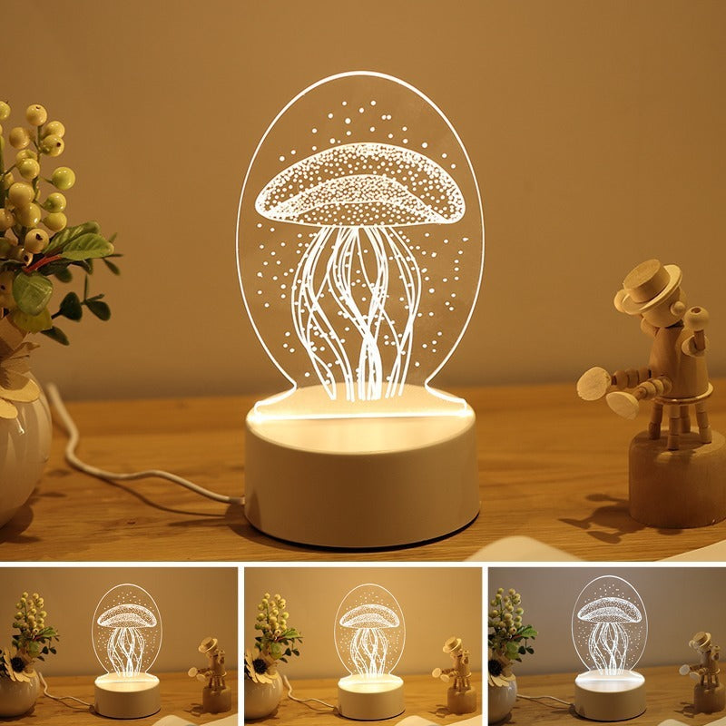 3d luminous message board nightlight
