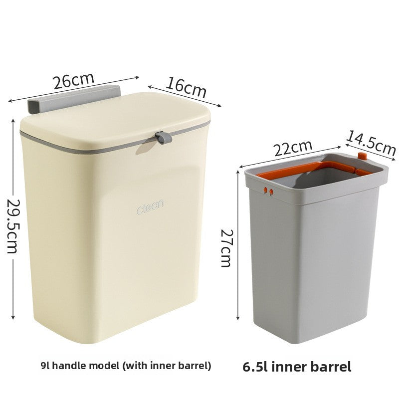 Plastic trash bin