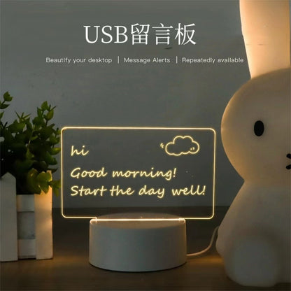 3d luminous message board nightlight